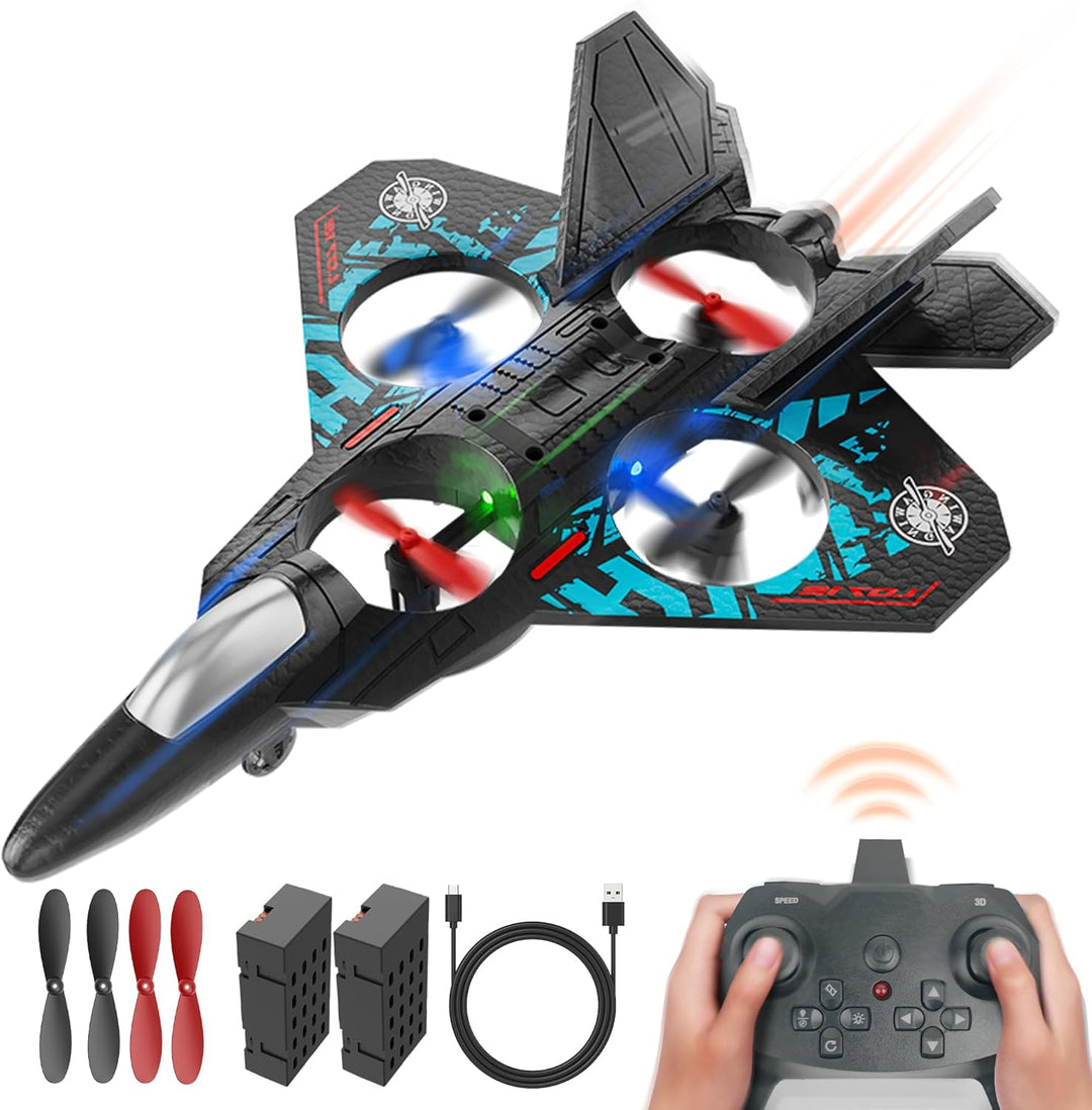 BEZGAR Drones para niños | Avión RC de 2.4 GHZ, avión de control re...