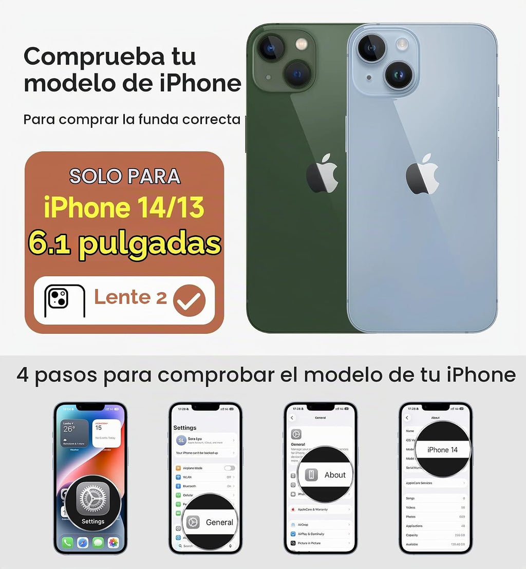 SURITCH Funda para iPhone 13/14, compatible con MagSafe, soporte integrado y cubierta de cámara y parte trasera translúcida, funda protectora resistente a prueba de golpes de 6.1 pulgadas, rosa