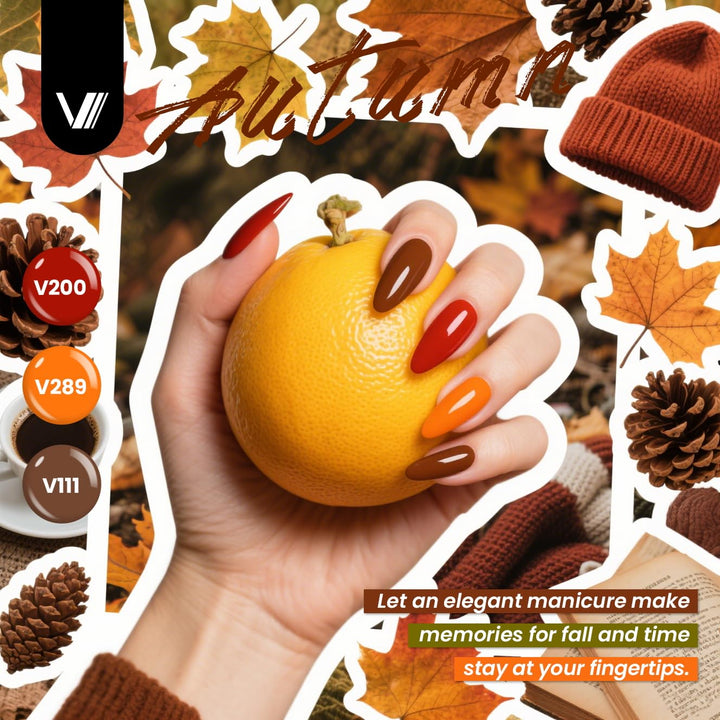 VANREESA Juego de 60 esmaltes de uñas de gel, 55 colores, primavera...