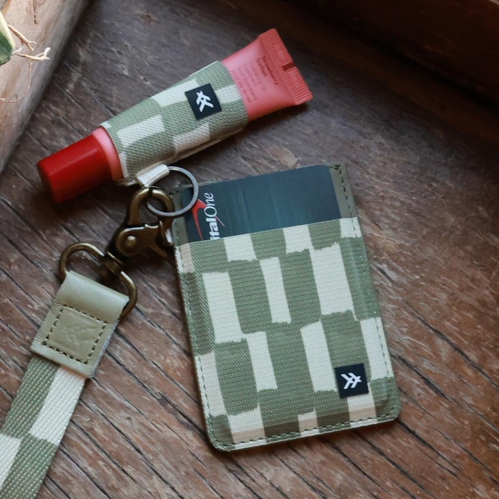 Thread Wallets Cartera de cuero minimalista ultradelgada para tarjetas (Scout)