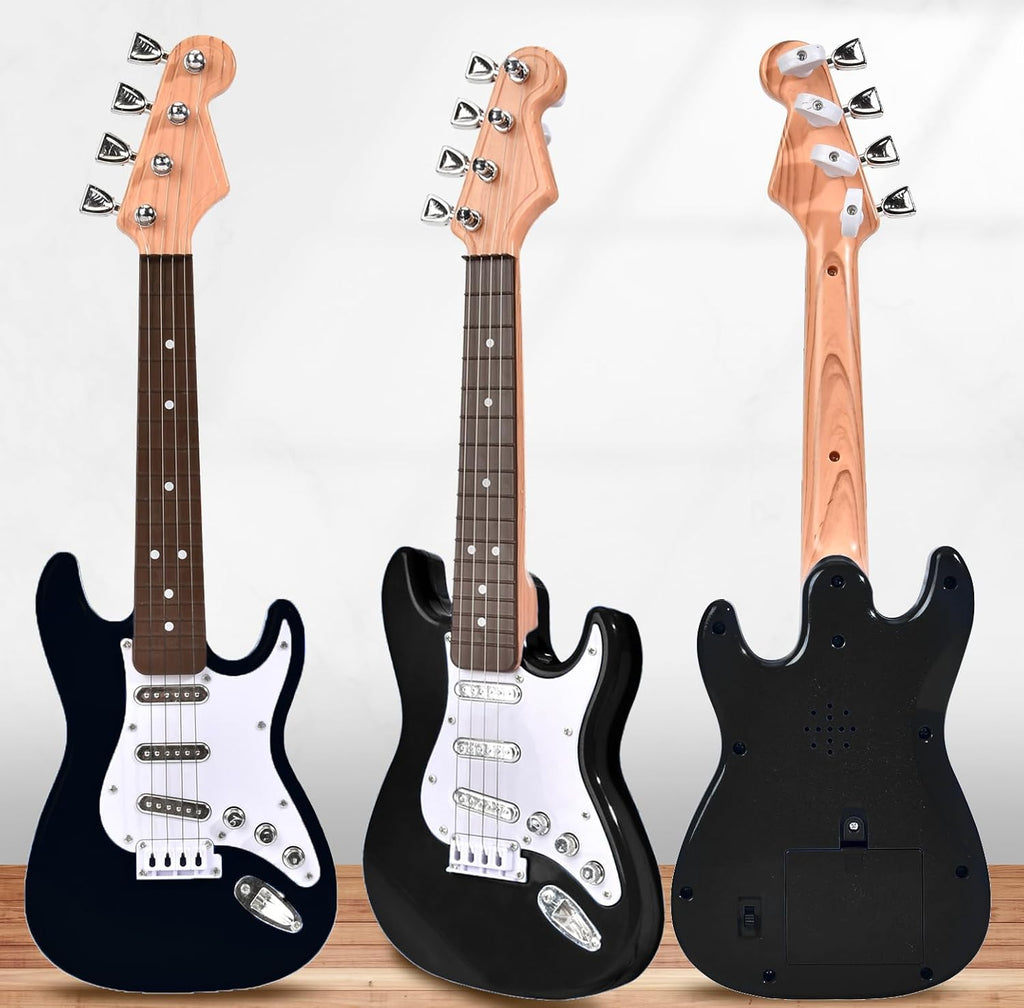Guitarra Eléctrica Mini de 16 pulgadas para Niños y Principiantes, Guitarra Eléctrica conCorrea para Niños Pequeños y Niños y Niñas, Juguete de Instrumento