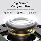TOZO Altavoces Bluetooth portátiles PE1 32H tiempo de reproducción con