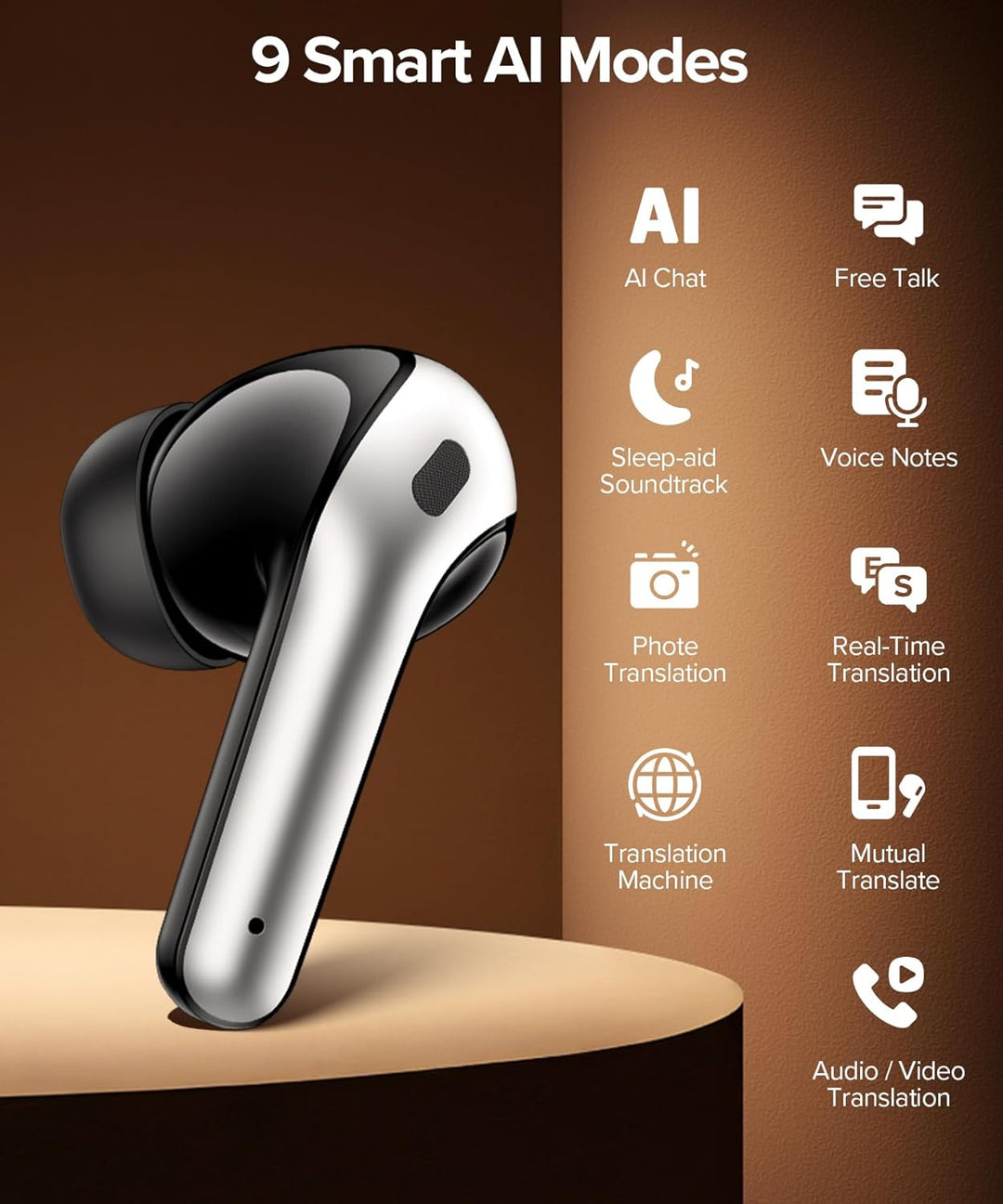 TAGRY Auriculares Bluetooth verdaderamente inalámbricos de reproduc...