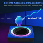Caja de TV Android 13.0 2026, 4 GB de RAM 128 GB ROM con RK3528 de doble