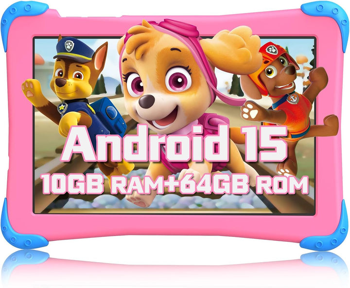 Fivahiva Tablet infantil de 10 pulgadas, tableta Android 15 para ni...