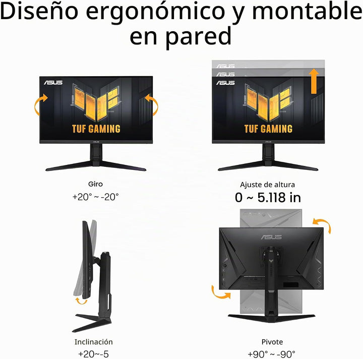 ASUS TUF Gaming Monitor 1440P de 27" (VG27AQL3A) - QHD (2560 x...