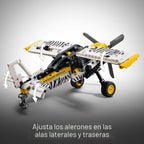 Avión de juguete LEGO Technic - Avión de juguete para construir para niños, niños y niñas, a partir de 8 años - Juego de avión modelo con hélice giratoria, motor de pistón de 4 cilindros y más - 42198