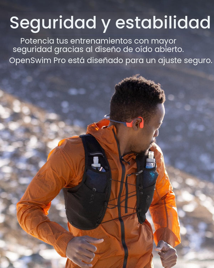 SHOKZ OpenSwim Pro - Auriculares deportivos de conducción ósea Blue...