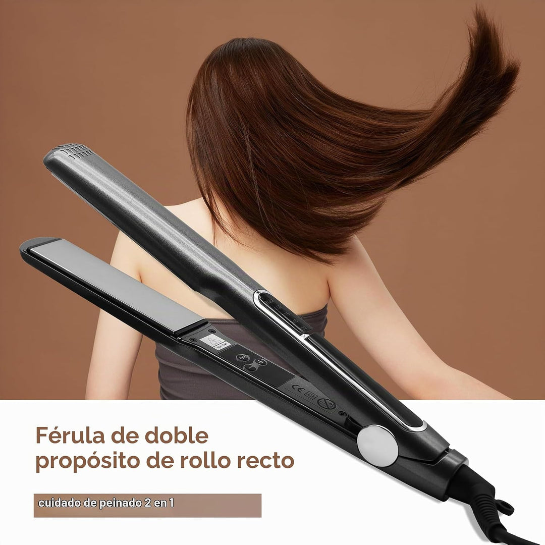 Plancha de pelo de hierro para mujeres, plancha plana pequeña planc...