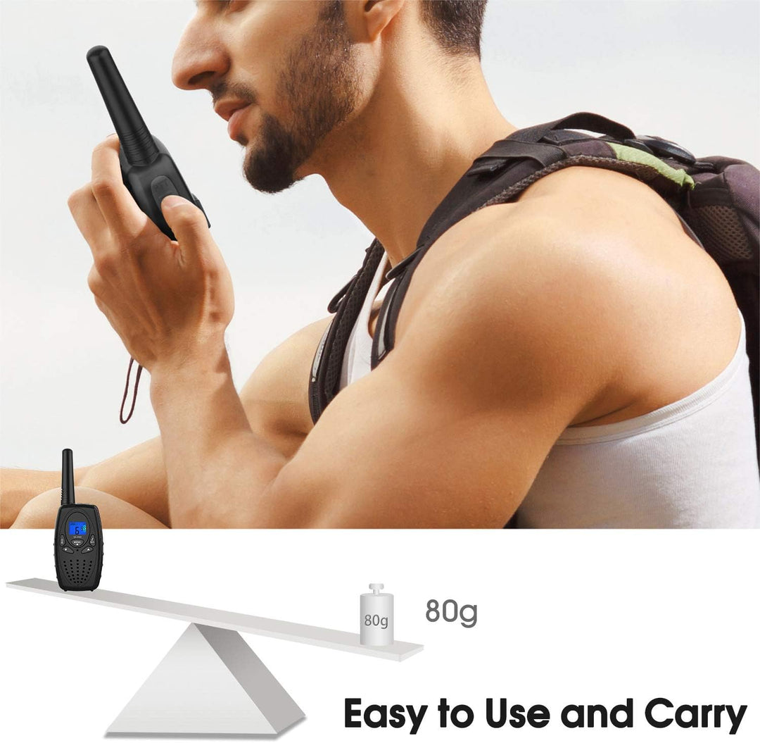 Walkie Talkies para adultos, Topsung M880 FRS Radio bidireccional d...