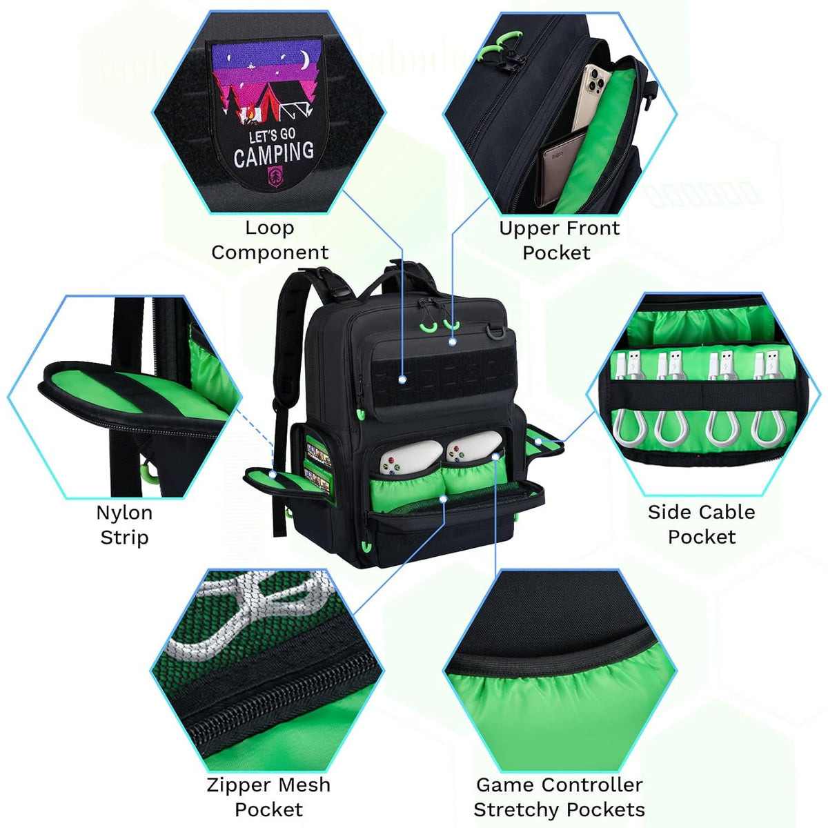 Wigojoy Funda de transporte de viaje compatible con Xbox Series X/S