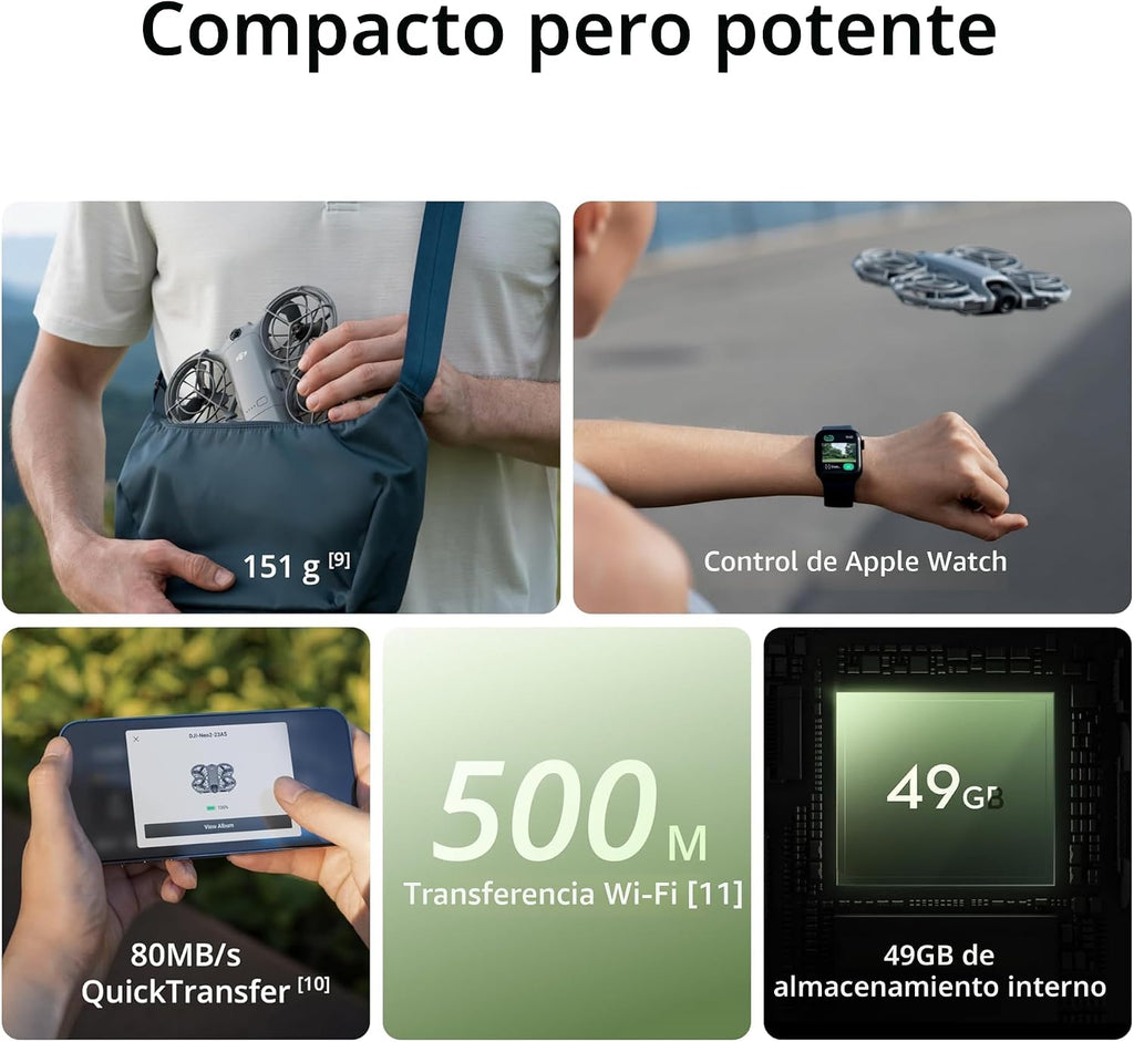 Combo DJI Neo 2 Motion Fly More con RC Motion 3 y gafas N3