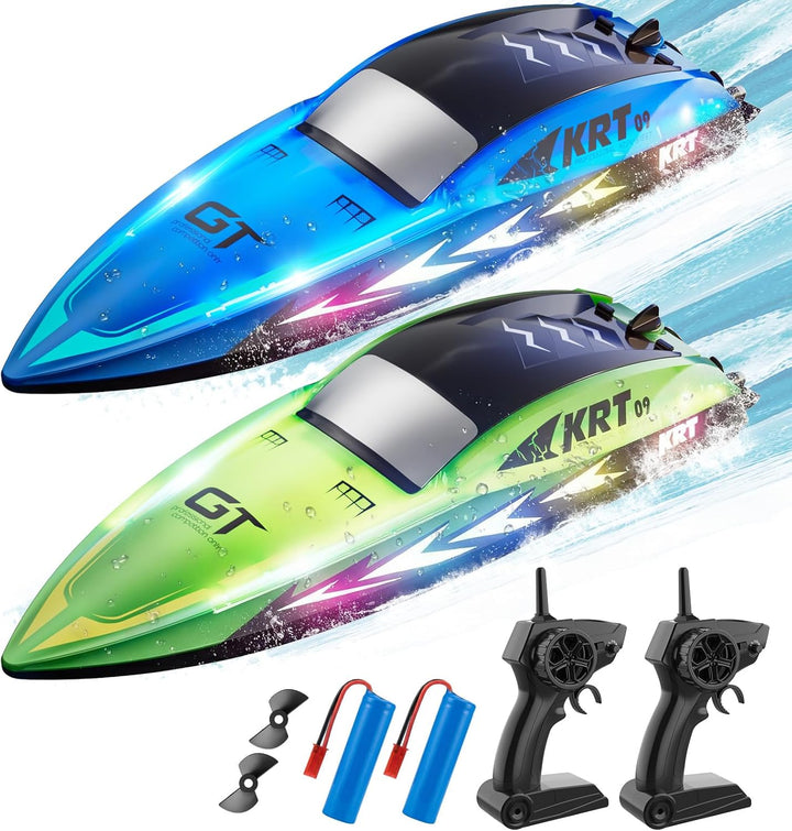 Paquete de 2 botes a control remoto para adultos y niños de 8 a 12...