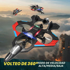 4DRC Aviones RC con control remoto para niños, aviones de control remoto de espuma para niños, adultos principiantes, helicópteros de combate a control remoto para niños y adultos, giro de 360° fácil