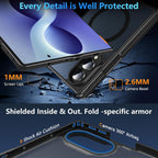 Funda magnética para Z Fold 8, funda para Samsung Galaxy Z Fold 8 [compatible con MagSafe] translúcida mate de grado militar, resistente protección a prueba de golpes, funda rígida para