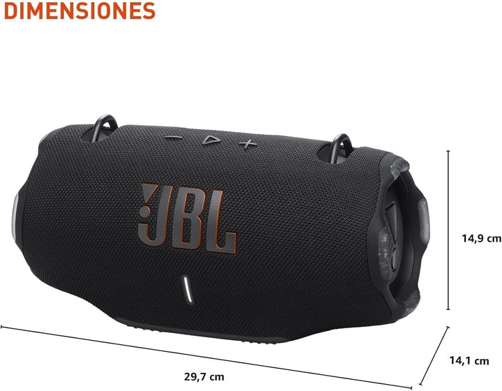 JBL Xtreme 4 - Altavoz Bluetooth portátil, sonido potente y graves...