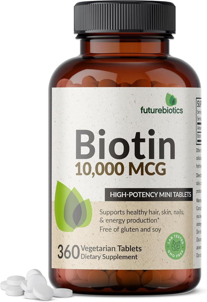 Futurebiotics Biotina 10,000 MCG Tabletas de Alta Potencia Apoyan e...