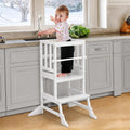 COSYLAND Torre de pie para niños pequeños, taburete de cocina de altura