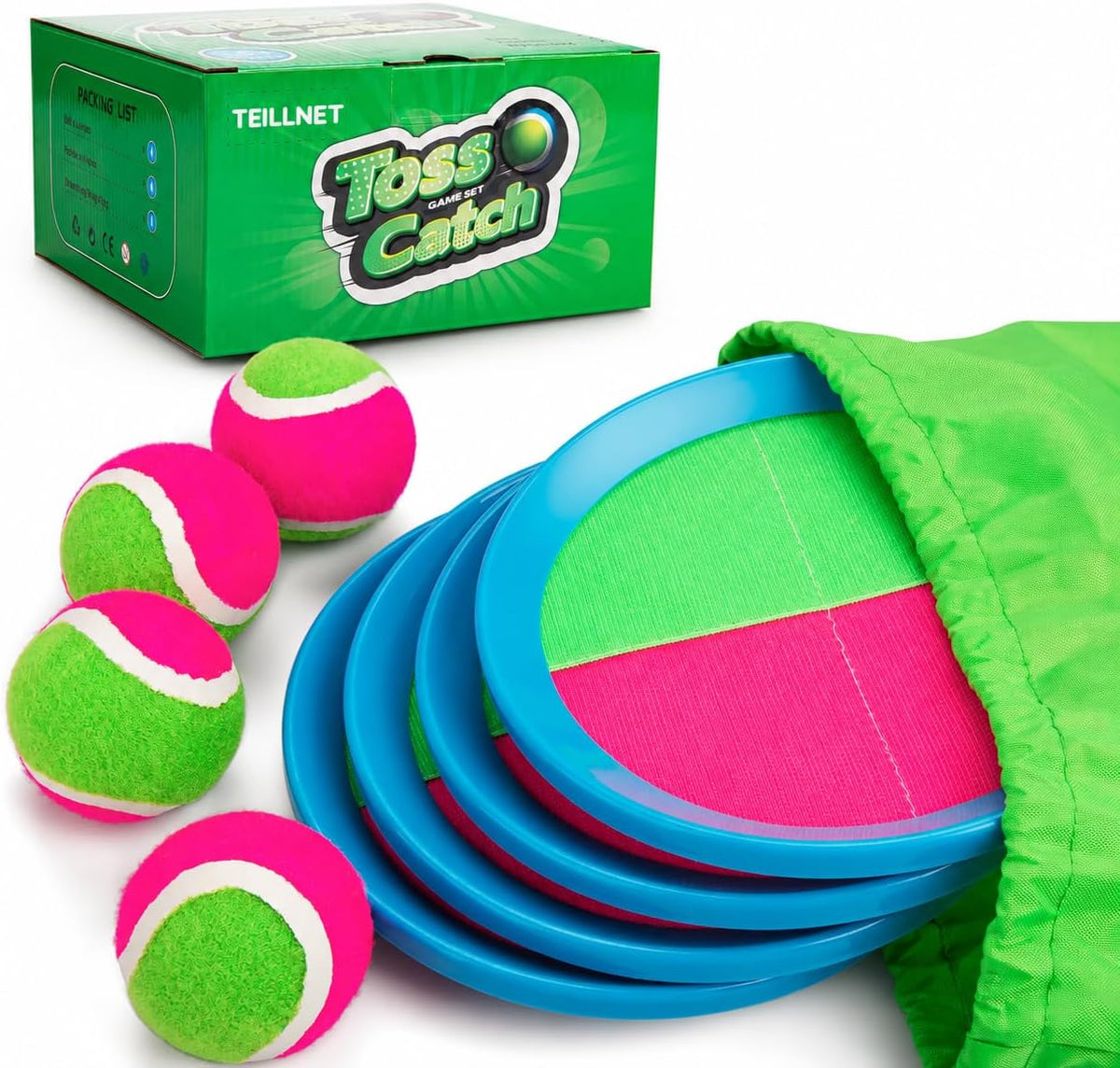 Juego de pelotas de lanzamiento y captura mejoradas, juego de