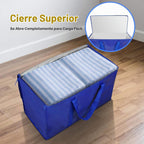TICONN Paquete de 4 bolsas de mudanza extra grandes resistentes con cremalleras y asas de transporte, bolsas de almacenamiento duraderas para organizadores de armario y almacenamiento (paquete de 4