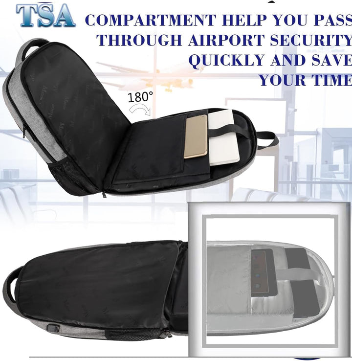 MATEIN - Mochila extra grande de 18.4 pulgadas para laptop, mochila...