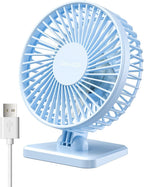 Gaiatop Ventilador de escritorio USB, pequeño pero potente, portáti...
