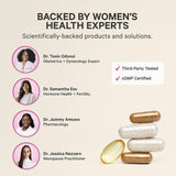Multivitamínico de equilibrio hormonal Pink Stork para mujeres, 60...