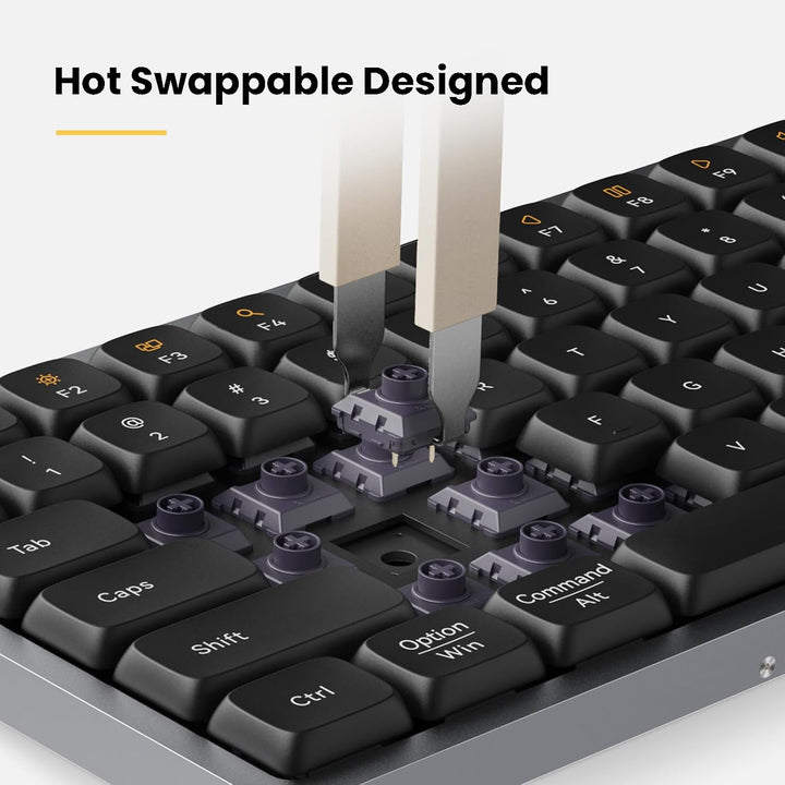LOFREE Flow84 Teclado mecánico de perfil bajo, teclados inalámbrico...