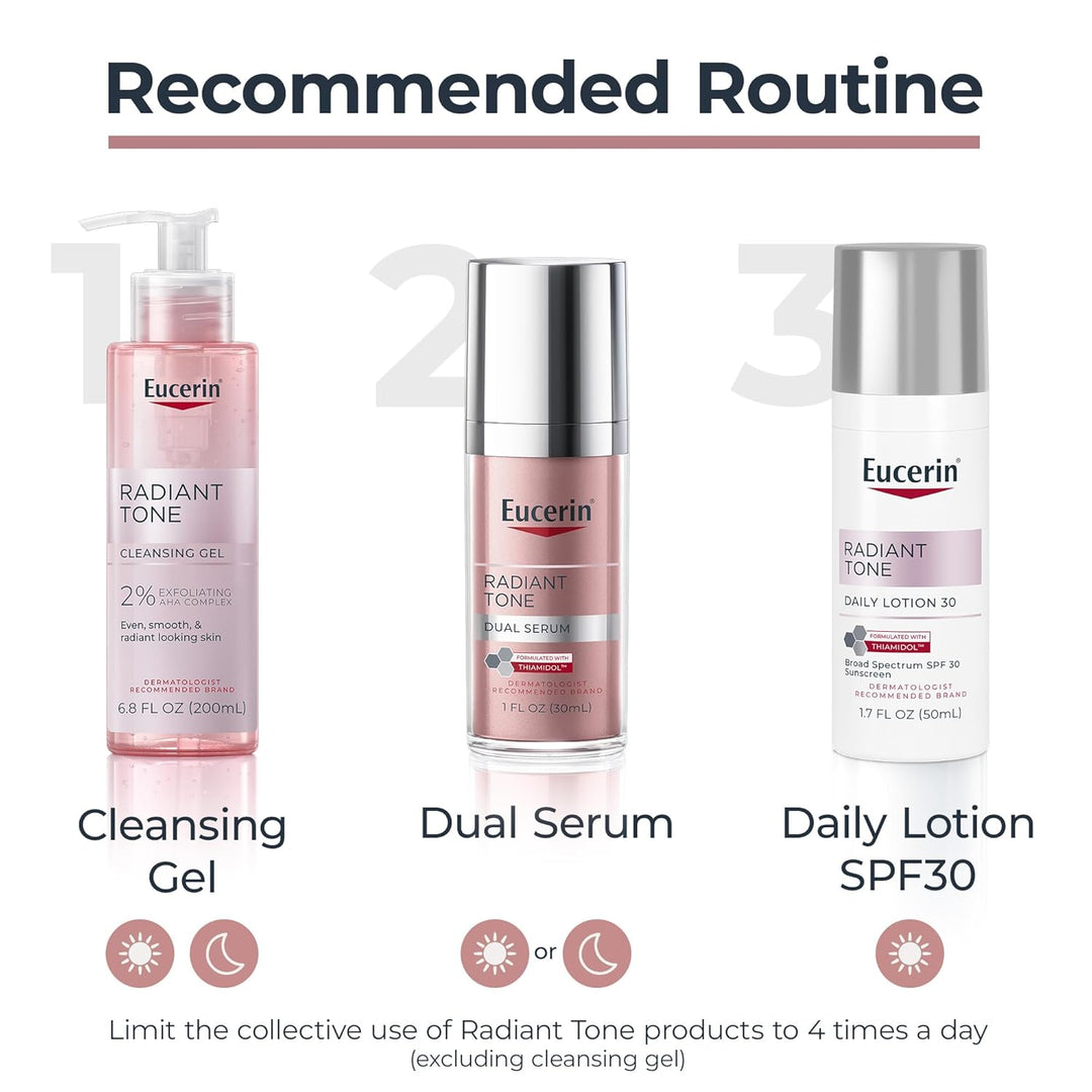 Eucerin Radiant Tone - Suero dual corrector de manchas oscuras, sue...