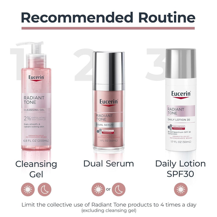 Eucerin Radiant Tone - Suero dual corrector de manchas oscuras, sue...