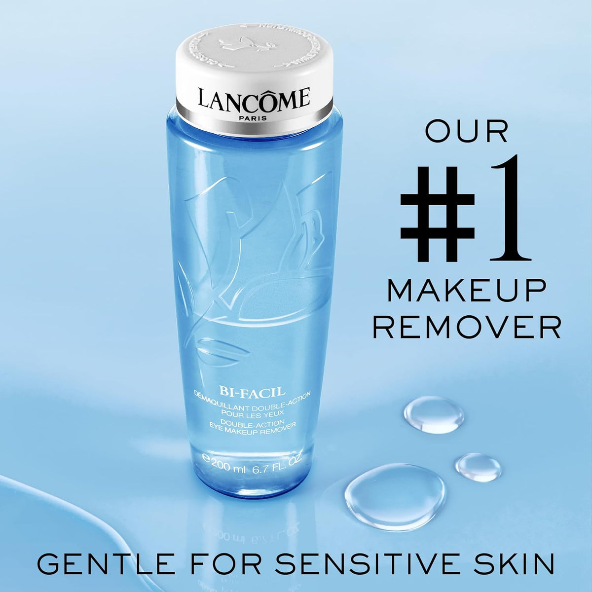 Lancôme Bi-Facil Desmaquillante de Ojos de Doble Acción, 6,7 fl oz