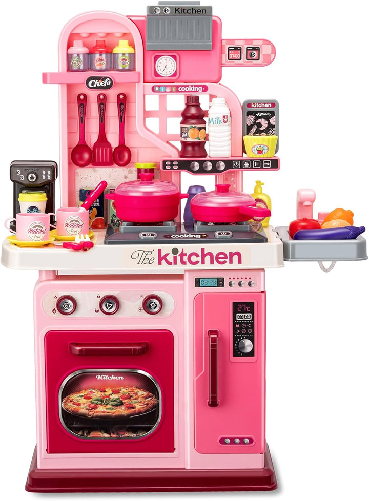 Juego de cocina para niños - 53 piezas: estufa de cocina, fregadero...