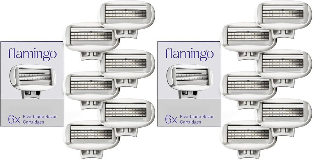 Flamingo Cartuchos de repuesto originales para mujer - Maquinilla d...