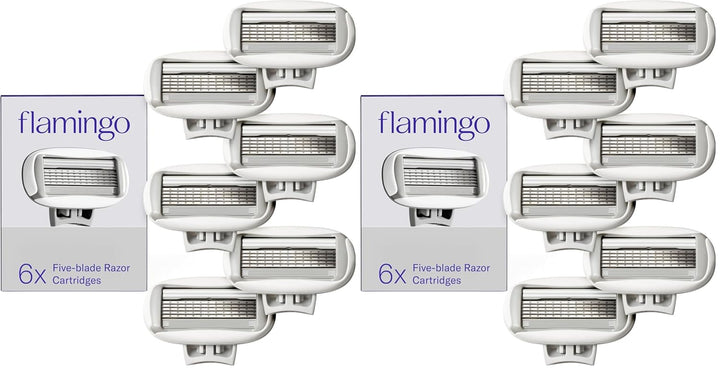 Flamingo Cartuchos de repuesto originales para mujer - Maquinilla d...