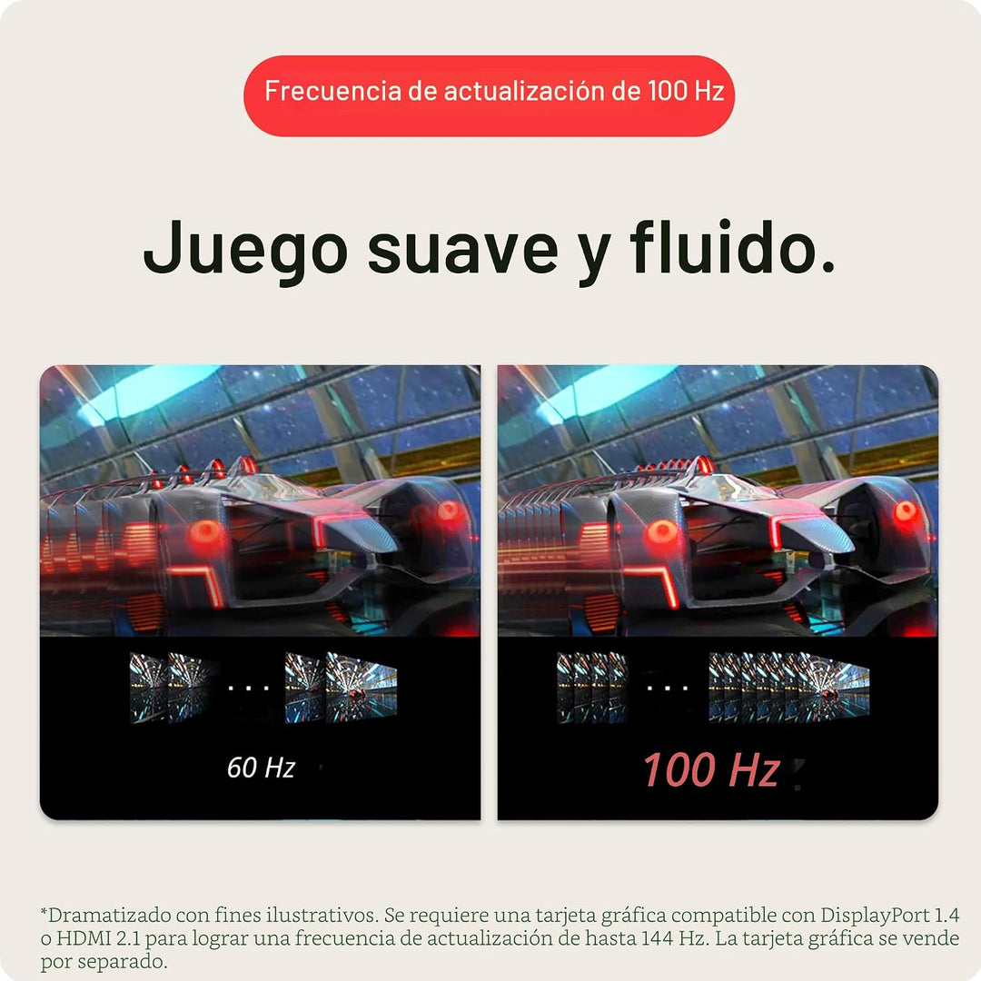 LG 32MR50C-B Monitor curvo de 32 pulgadas FHD 100Hz AMD FreeSync Co...