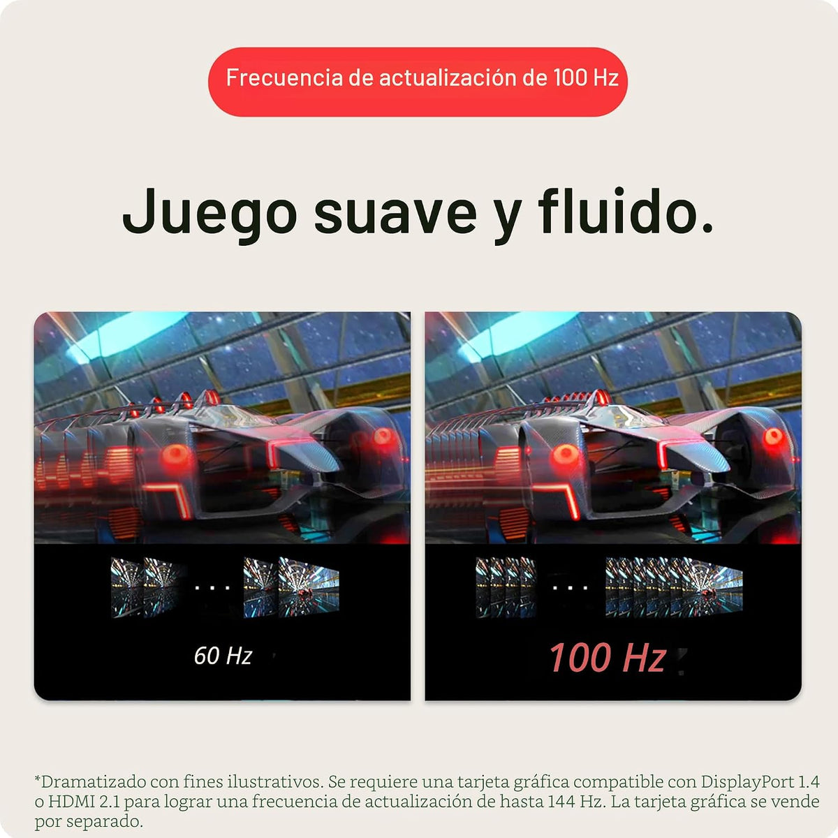 LG 32MR50C-B Monitor curvo de 32 pulgadas FHD 100Hz AMD FreeSync Co...