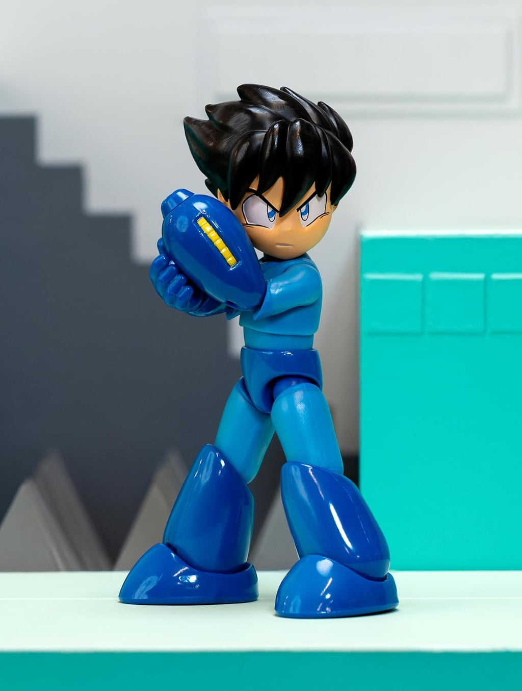 Jada Mega Man Wave 3 Figura de acción de Mega Man con figura de Neo Metal