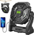 TDLOL Ventilador de Camping Portátil Recargable para Tienda de Camp...