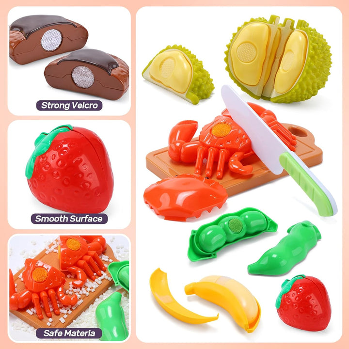 CUTE STONE Accesorios de cocina para niños, juego de ollas y sarten...