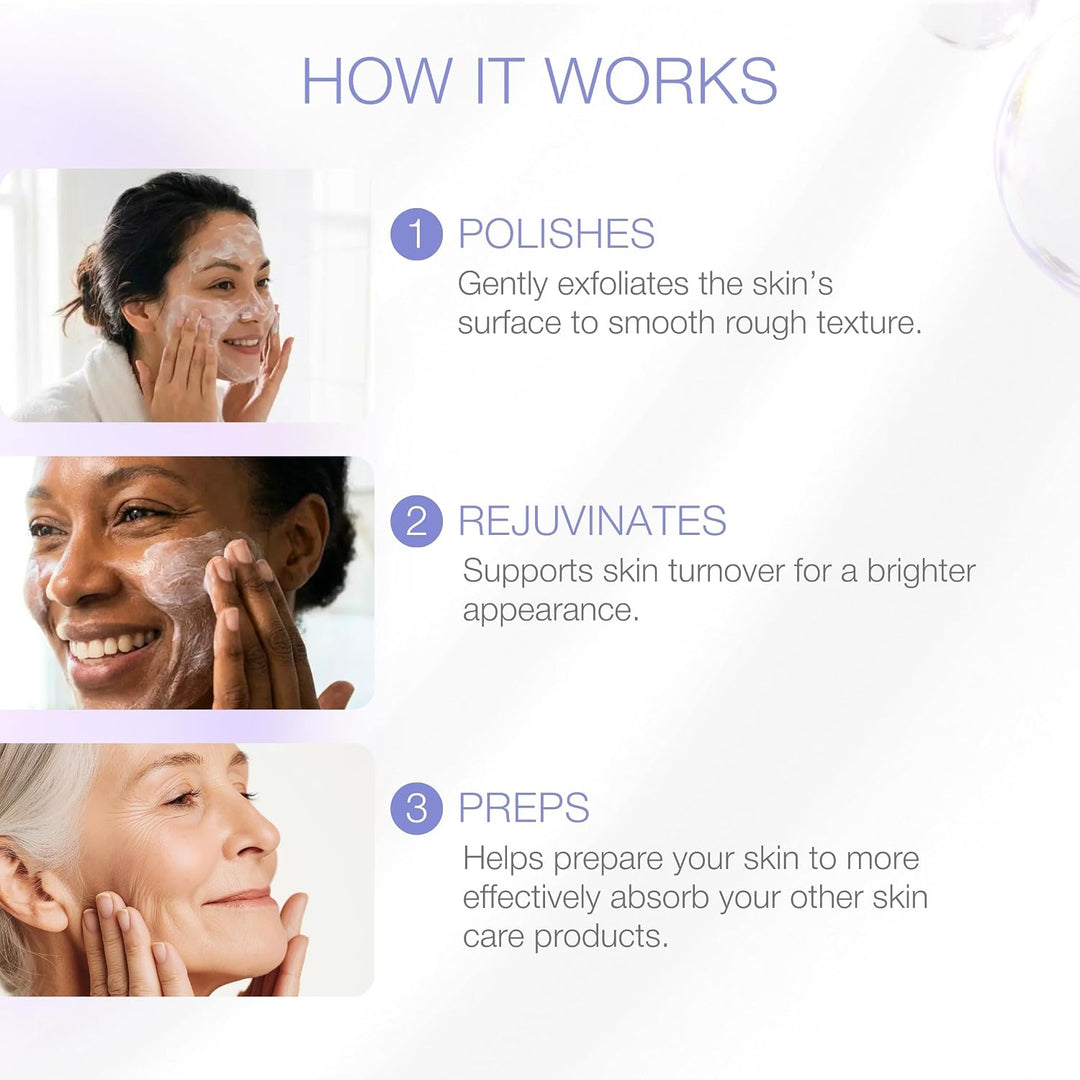 YOUN Beauty Lavado facial exfoliante Wash-Off por el Dr. Anthony Yo...