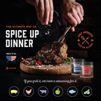 Juego de especias para parrilla, 20 tarros únicos de especias y condimentos, regalos de barbacoa para hombres, papá, marido, padre, sabores como chile, cajún, ajo, filete, hierbas, mezcla y más