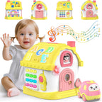 Juguetes para regalos de niña de 1 año, casa Montessori musical bilingüe 12