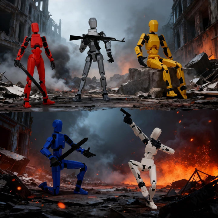 Pthjswj Juego de Figuras de Acción T13 \u2013 (Ensambladas) Figura...
