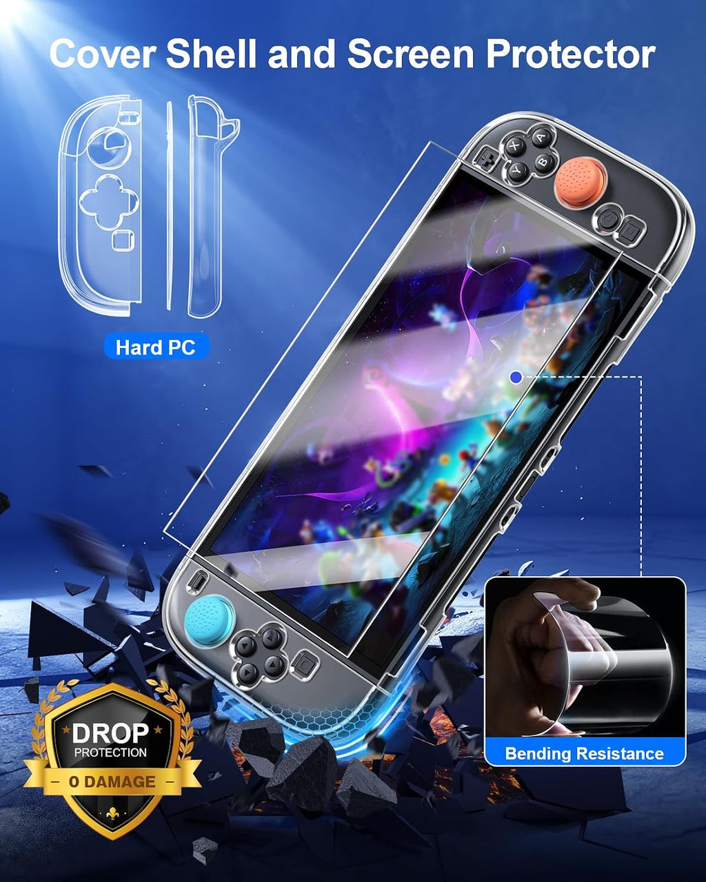 Estuche Bundle de Accesorios para Switch 2, Carga, Grip para Nintendo Switch 2