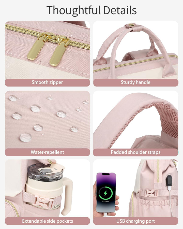 VANKANY Mochila de computadora para mujer, bolsa de trabajo para la...