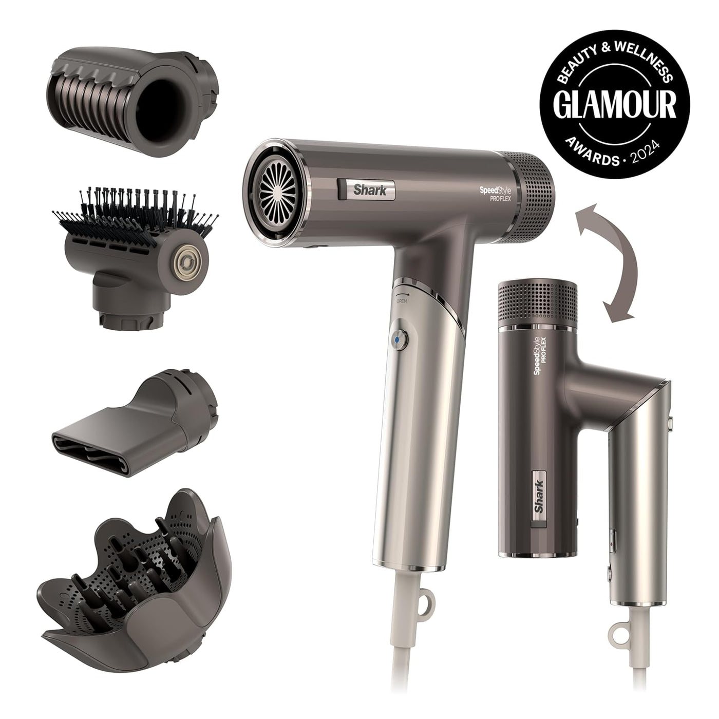 Sistema secador de cabello Shark SpeedStyle Pro Flex de rendimiento...