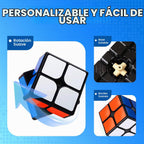 AuntyFey - Juego de 5 cubos mágicos de velocidad - 2x2, 3x3, 4x4, cubos de velocidad Megaminx triangulares para niños y adultos