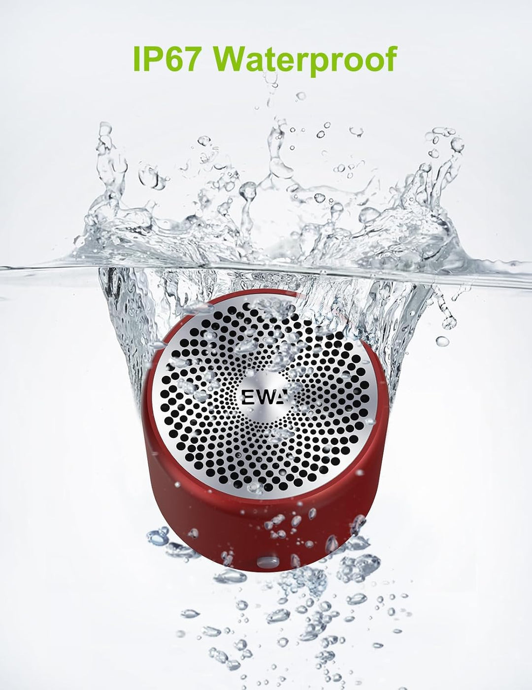 EWA Estuche de viaje incluido, altavoz Bluetooth portátil A106 Pro...