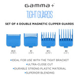 GAMMA+ Dubs profesionales y protectores magnéticos apretados para c...