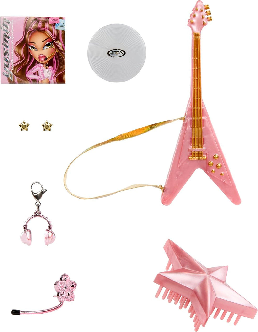 Bratz Pop Starz Yasmin Muñeca de moda con accesorios y